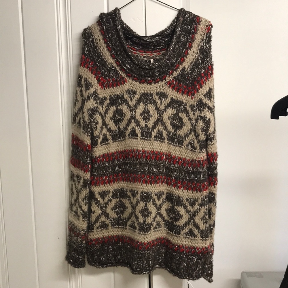 Free people long sweater